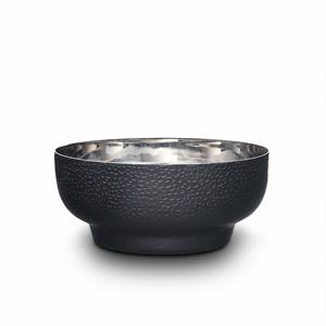 Northstar Round Bowl w/ Textured Black Nickel Plating 6" - Mary Jurek Design