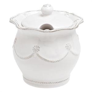 Juliska White Lidded Sugar