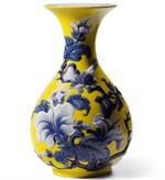 Lladro - Sparrows Vase (Yellow) - 01008717