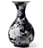  Lladro - Sparrows Vase (Black) - 01008726