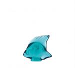 Lalique - Fish, Light Turquoise