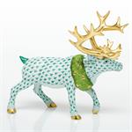  Holiday Reindeer, Green - Herend